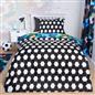 Football Duvet Cover Bedding Set Quilt Pillowcase Soft Reversible Neon Galaxy
