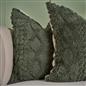 OHS Cable Knit Cushion Covers 2 Pack Sherpa Square Pillowcases Home Decor