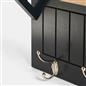 OHS Coat Rack Wall Mounted Shelf Engineered Wood Floating Display Unit
