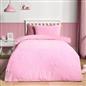 OHS Bow Tufted Bedding Set Teddy Fleece Super Soft Duvet Cover with Pillowcase
