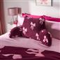 OHS Bows Cuddle Cushion Fleece Back Support Reading Pillow with Arms Bed Chair