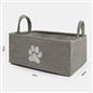 Pet Storage Basket Dog Toy Box Bin Handles Collapsible New Puppy Essentials Gift