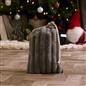 OHS Ribbed Faux Fur Winter Gift Set Hot Water Bottle Socks Eye Mask Scrunchie