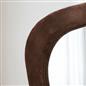 OHS Wall Mirror Matte Velvet Irregular Home Decor Vanity Living Room Bedroom