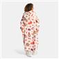 OHS Autumn Hoodie Blanket Extra Long Halloween Sherpa Lined Wearable Throw