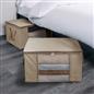 Large Underbed Storage Bags 2 Pack Clothes Shoes Organiser Folding Zipped Cube