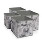 Marble Storage Cubes 2/4 Pack Folding Boxes Shoe Toy Tidy Set Space Saving Box