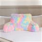 OHS Fluffy Cuddle Cushion Reading Pillow with Arms Lumbar Bed Chair