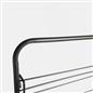 Over The Door Tiered Foldable Drying Rack Towel Storage Organiser Rail Hanger