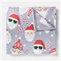 OHS Christmas Throw Soft Polar Fleece Novelty Xmas Blanket Thermal Bedspread