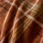 OHS Autumn Check Bedding Set Tartan Sherpa Fleece Duvet Cover with Pillowcase