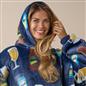 Beer Hoodie Blanket Sweatshirt Sherpa Fleece Oversized Jumper Throw Plush Warm