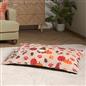 OHS Print Pet Bed Fleece Paw Checks Leopard Stripes Xmas Calming Cushion Dog Cat