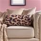 OHS Piped Edge Bolster Cushion Matte Velvet Bedroom Sofa Plump Filled Pillow