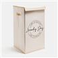 OHS Slogan Laundry Bag Foldable Hamper Basket Washing Bin Clothes Storage
