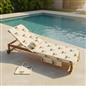 OHS Bows Beach Bolster Travel Cushion Neck Support Filled Pillow