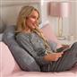 Teddy Fleece V Shaped Pillow Body Neck Support Pregnancy Orthopaedic Cushion