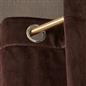 Thermal Matte Velvet Eyelet Curtains 2 Pair Of Ready Made Thick Fabric Ring Top