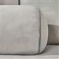 OHS Piped Edge Bolster Cushion Matte Velvet Bedroom Sofa Plump Filled Pillow