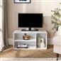 OHS Oslo TV Stand Engineered Wood 3 Cube Shelves Entertainment TV Unit, White