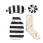 OHS Print Winter Gift Set Hot Water Bottle Socks Eye Mask Scrunchie Hand Warmer