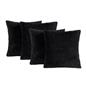 Brentfords Waffle Popcorn Fleece Set of 4 x Cushion Covers Pack Sofa - 18