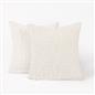 OHS Cable Knit Cushion Covers 2 Pack Sherpa Square Pillowcases Home Decor