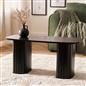 OHS Madison Coffee Table Ribbed Engineered Wood Side End Desk Home Decor