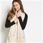 OHS Teddy Fleece Scarf Long Thermal Soft Pockets Hand Neck Warmer Marl Wrap