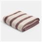 OHS Stripes Print Throw Soft Blanket Polar Fleece Lightweight Bedspread