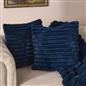 OHS Thick Rib Cushion Covers Faux Fur Soft Fleece Square Pillowcases Home Decor
