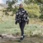 OHS Half Zip Hoodie Geometric Print Teddy Fleece Jumper Pullover Sweatshirt