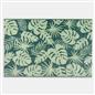 OHS Palm Print Garden Rug Outdoor Waterproof Area Mat Patio Decor