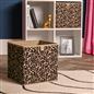OHS Storage Cube Boxes Animal Print 2/4 Pack Folding Shoe Organiser Tidy Set