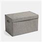 OHS Plain Storage Box Large Folding Collaspsible Space Saving Organiser with Lid