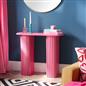 OHS Madison Console Table Ribbed Engineered Wood Entryway Display Unit Decor