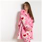 OHS Bow Lattice Hoodie Blanket Sherpa Lined Fleece Wearable Throw Thermal
