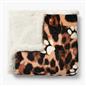 OHS Paw Pet Blanket Reversible Sherpa Fleece Dog Cats Thermal Calming Throw