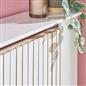 OHS Ribbed Radiator Cover Slatted Engineered Wood Side Board S M L Cabinet Shelf