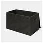 OHS Plain Storage Box Large Folding Collaspsible Space Saving Organiser with Lid