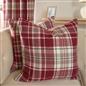 Woven Check Cushion Covers Tartan Pack of 2/4 Filled Case Pad Set 18