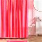 OHS Striped Shower Curtain with 12 Hooks Mould Proof Bathtub Curtains