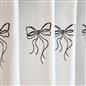 OHS Bows Shower Curtain with 12 Hooks Mould Proof Bathtub Curtains