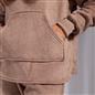 OHS Fleece Loungewear Set Coral Winter Sherpa Nightwear 2-Piece Hoodie Jogger