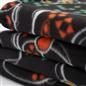 Dreamscene Gaming Fleece Throw Over Soft Warm Chair Blanket, 120 x 150cm - Black