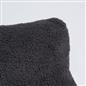 OHS Teddy Fleece Reading Pillow Cuddle Cushion with Arms Lumbar Bed Chair