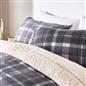 OHS Check Sherpa Reversible Coverless Duvet Thermal Bedding Set