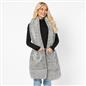 OHS Teddy Fleece Scarf Long Thermal Soft Pockets Hand Neck Warmer Marl Wrap