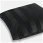 OHS Stripe Cushion Covers 2 Pack Matte Velvet Square Pillowcases Home Decor