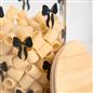 OHS Bows Food Container Airtight Bamboo Lid BPA-Free Plastic Kitchen Storage Jar